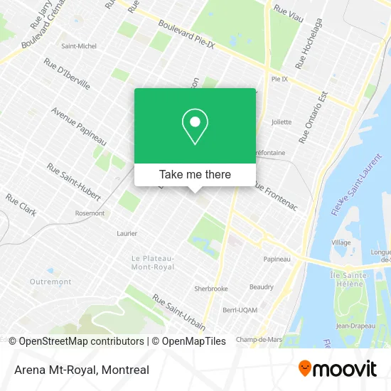Arena Mt-Royal map