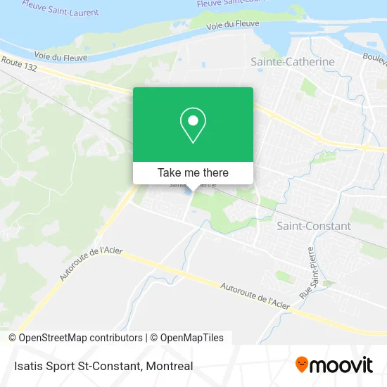 Isatis Sport St-Constant map