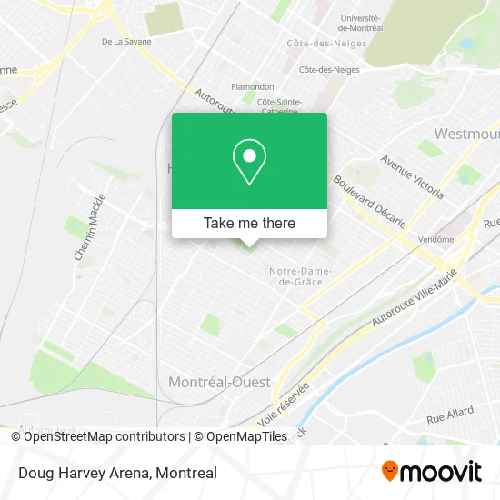 Doug Harvey Arena map