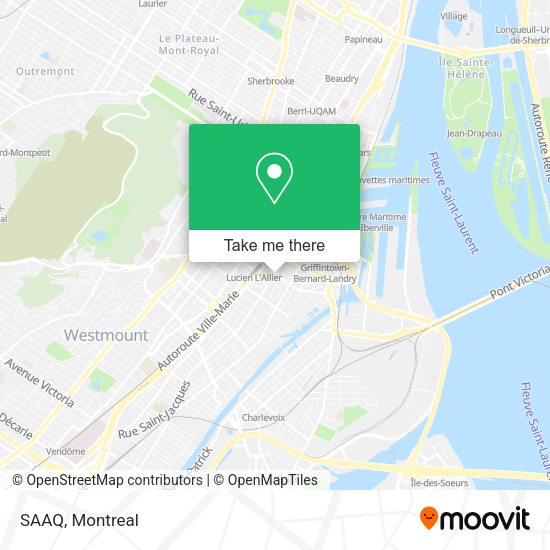 SAAQ map