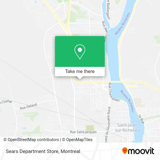 Sears Department Store map