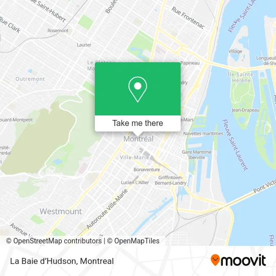 La Baie d’Hudson map