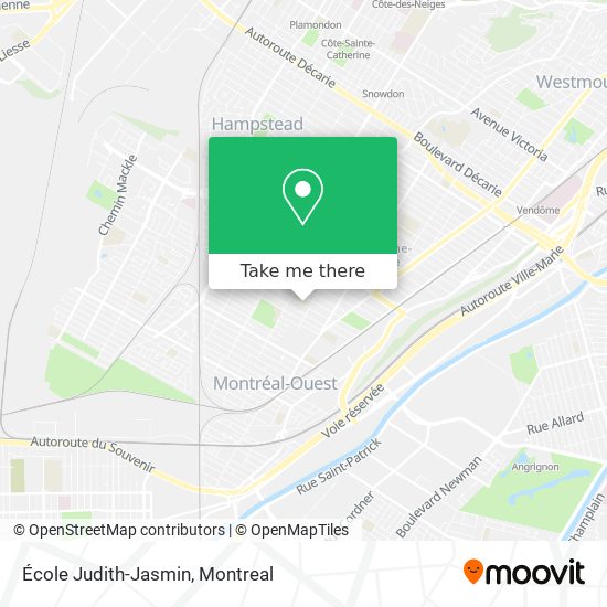 École Judith-Jasmin map