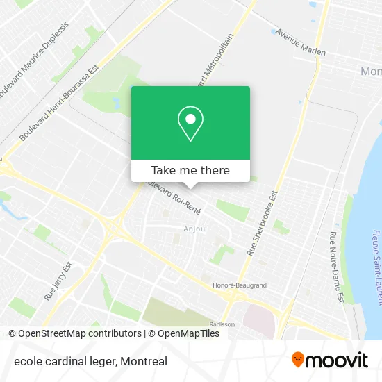 ecole cardinal leger map