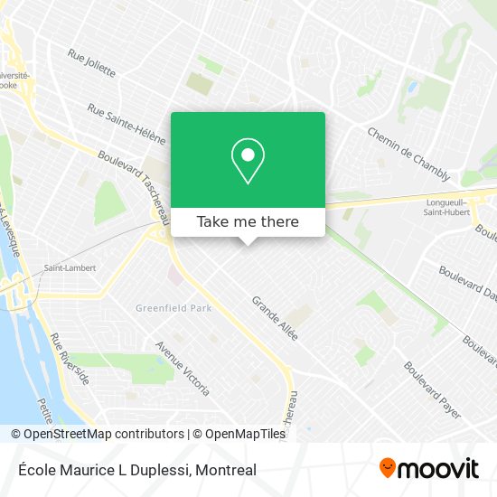 École Maurice L Duplessi map