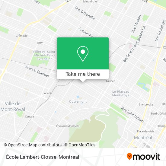 École Lambert-Closse map