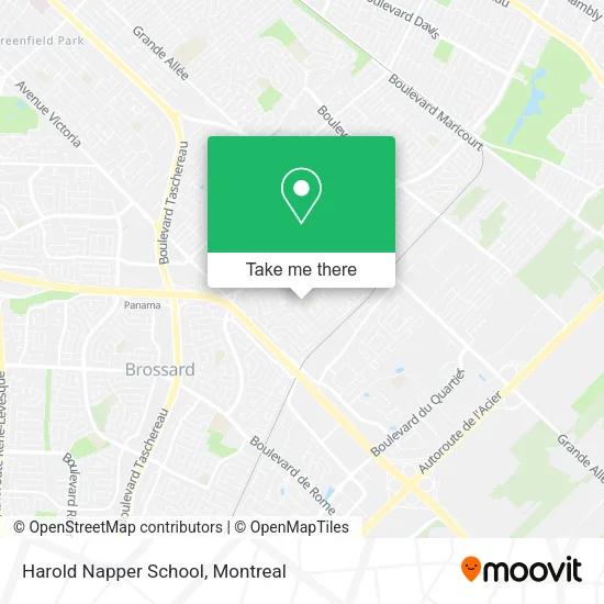 Harold Napper School map