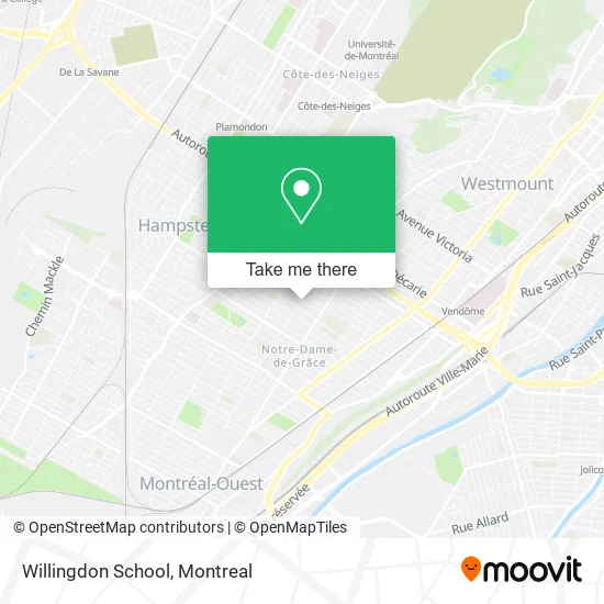 Willingdon School map