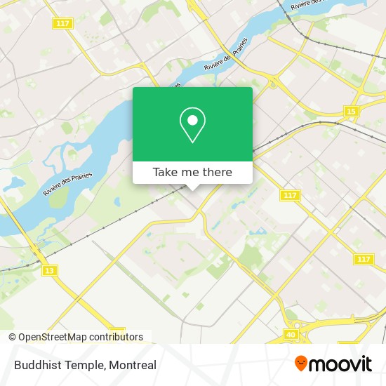 Buddhist Temple map