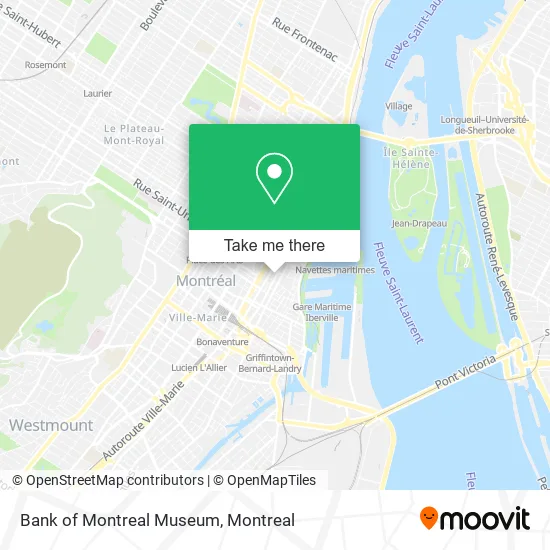 Bank of Montreal Museum map