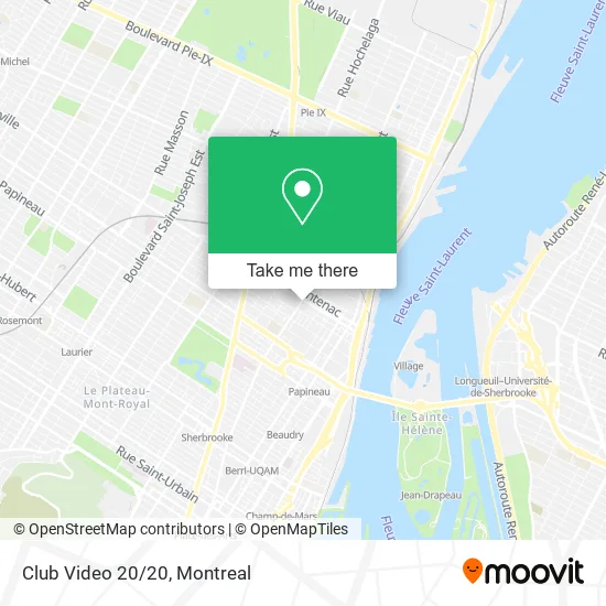 Club Video 20/20 map