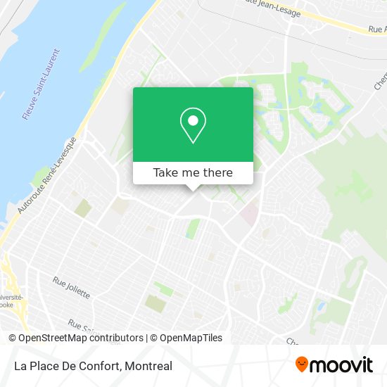La Place De Confort map
