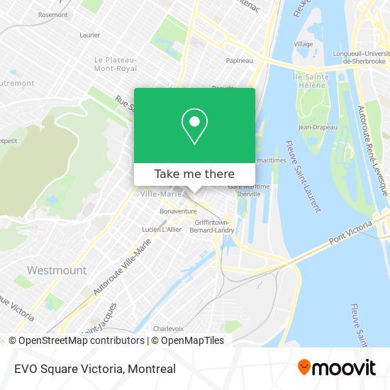 EVO Square Victoria map