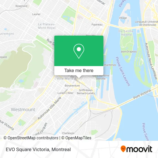 EVO Square Victoria map