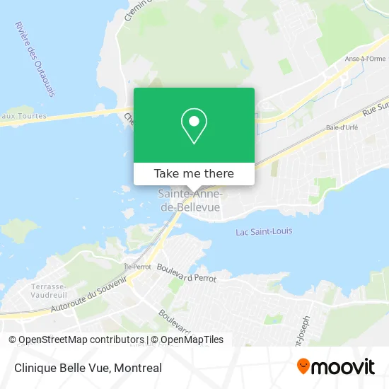 Clinique Belle Vue map