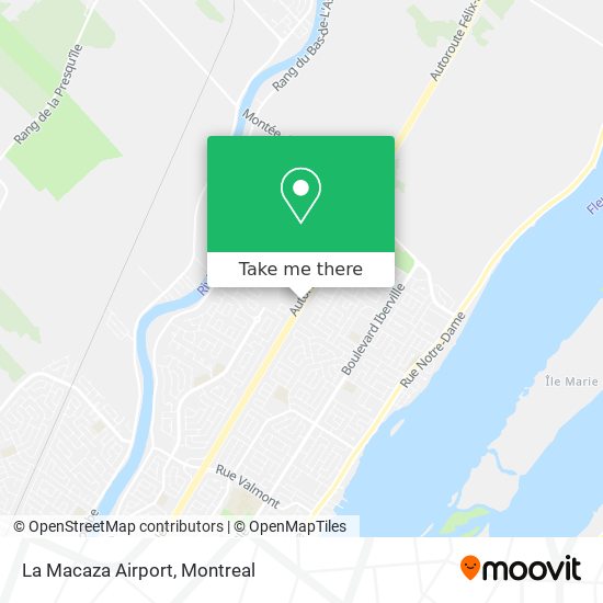 La Macaza Airport map