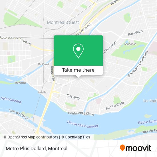 Metro Plus Dollard map