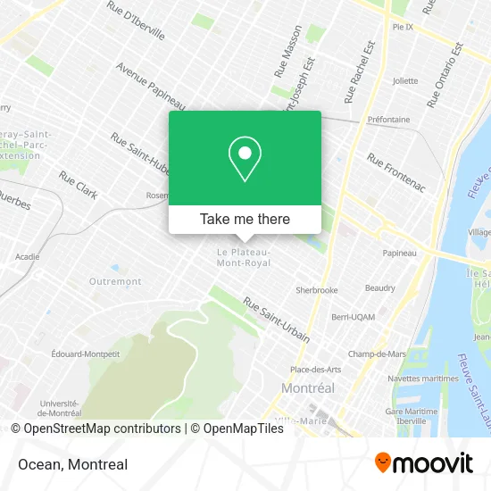 Ocean map