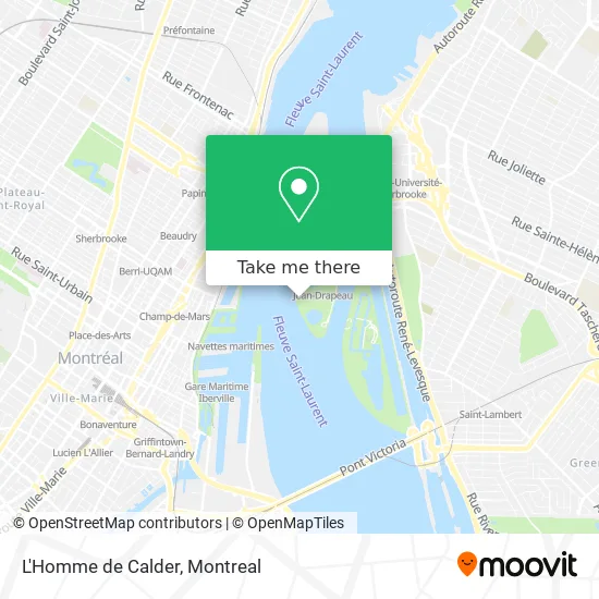 L'Homme de Calder map