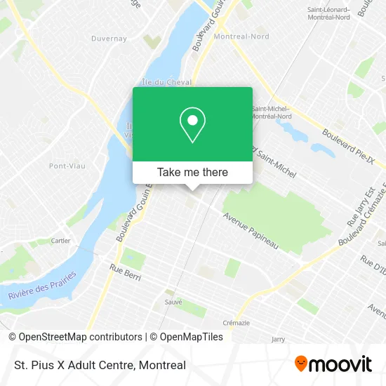 St. Pius X Adult Centre map