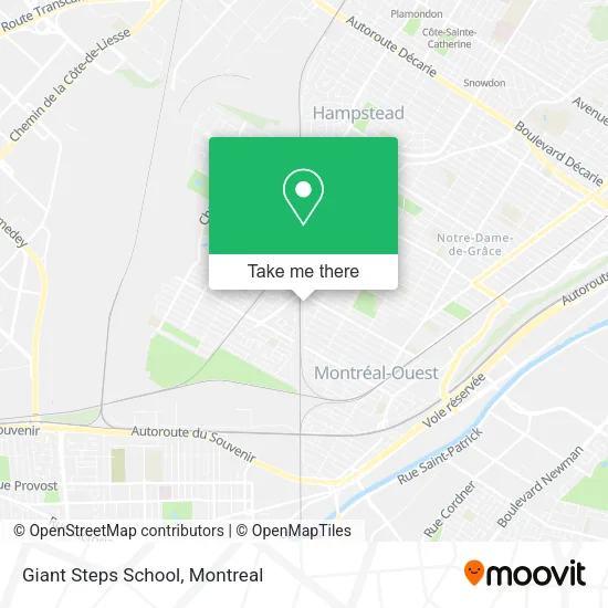 Giant Steps School map