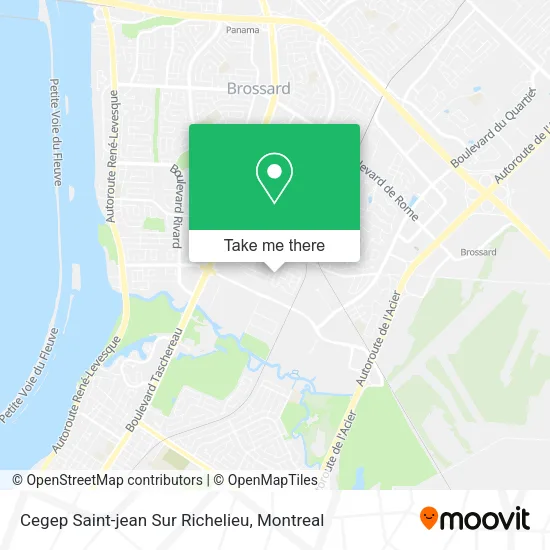 Cegep Saint-jean Sur Richelieu map