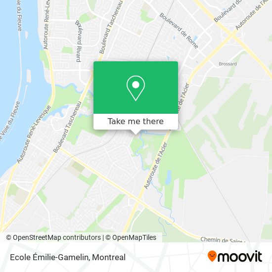 Ecole Émilie-Gamelin map