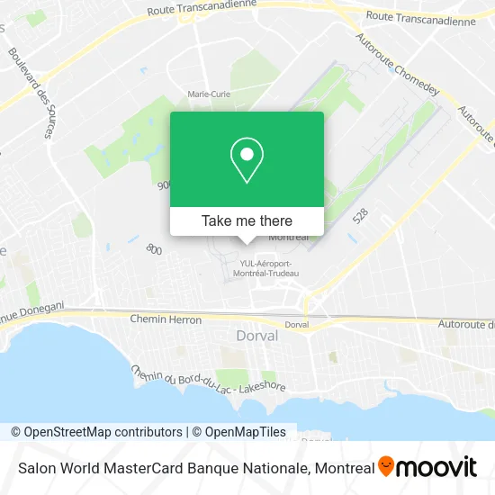 Salon World MasterCard Banque Nationale map