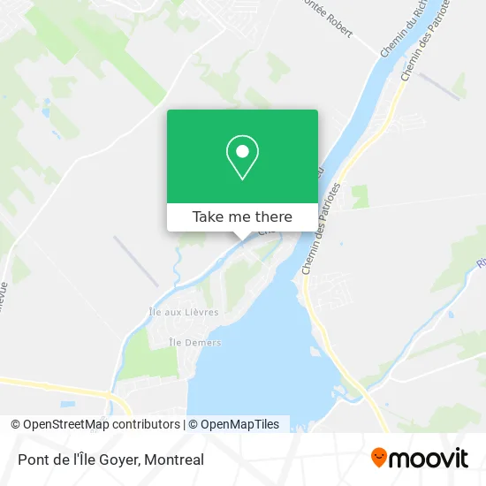 Pont de l'Île Goyer map