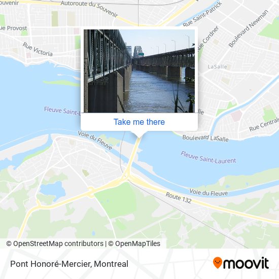 Pont Honoré-Mercier map