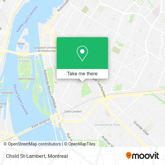 Chsld St-Lambert map