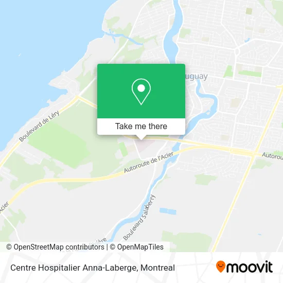 Centre Hospitalier Anna-Laberge map