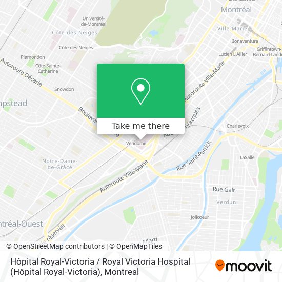 How To Get To Hôpital Royal Victoria Royal Victoria Hospital In