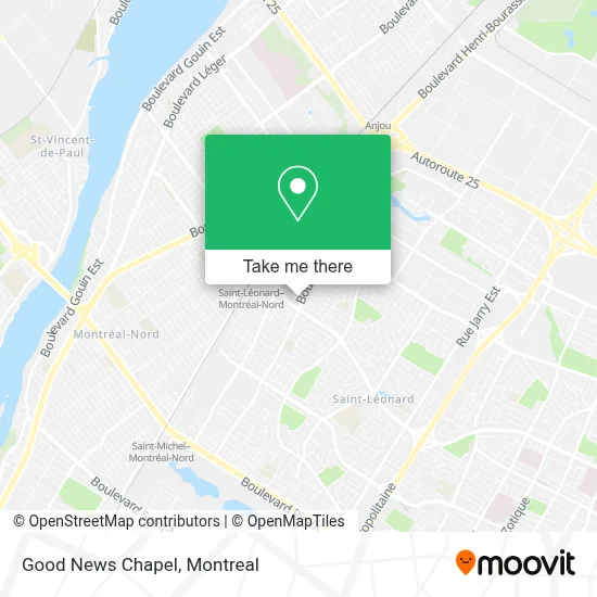 Good News Chapel map