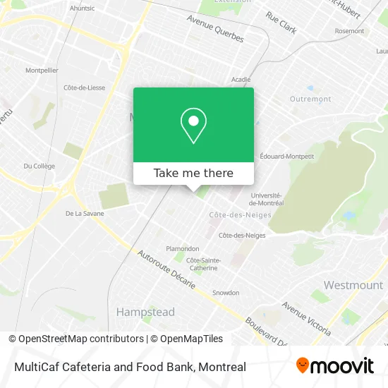 MultiCaf Cafeteria and Food Bank map