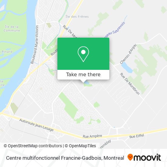 Centre multifonctionnel Francine-Gadbois map