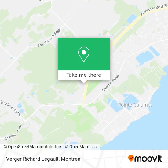 Verger Richard Legault map