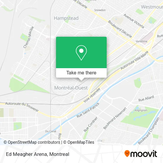 Ed Meagher Arena map