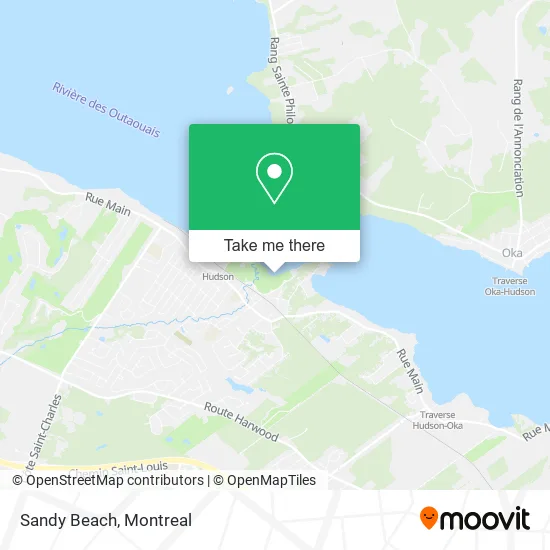 Sandy Beach map