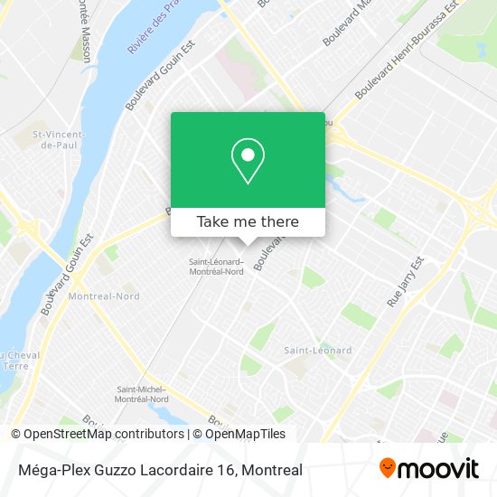 Méga-Plex Guzzo Lacordaire 16 map