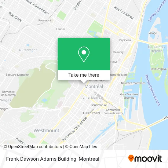 Frank Dawson Adams Building map