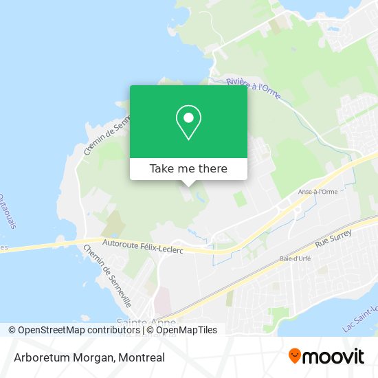 Arboretum Morgan map