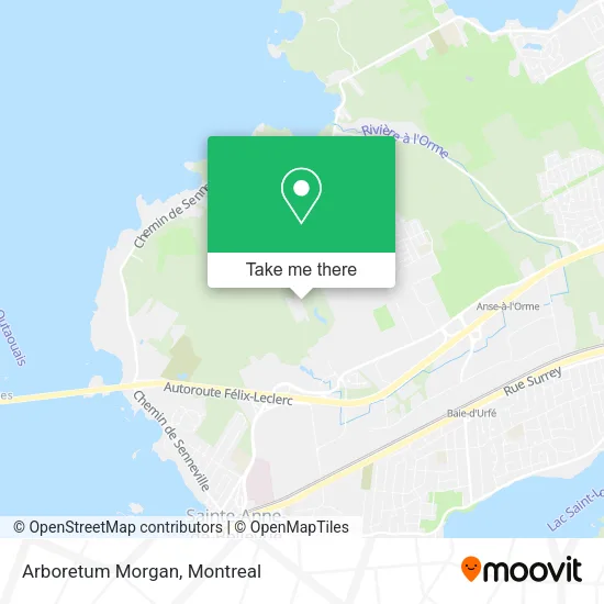 Arboretum Morgan map