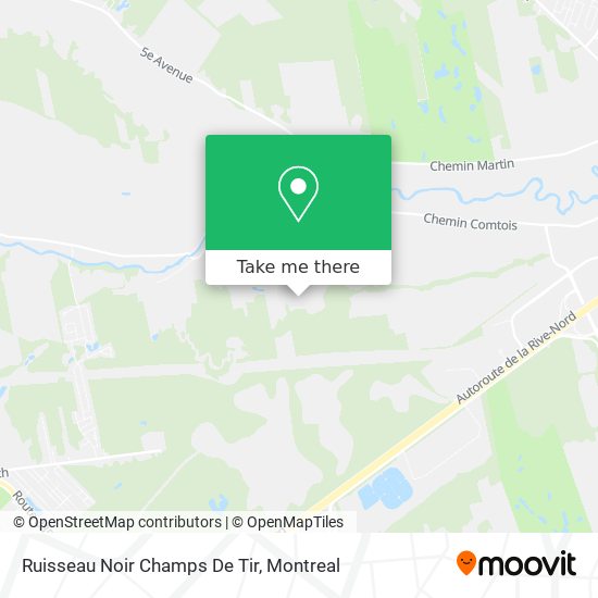 Ruisseau Noir Champs De Tir map