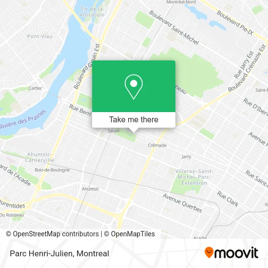Parc Henri-Julien map