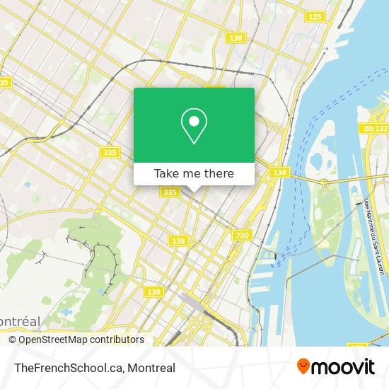 TheFrenchSchool.ca map