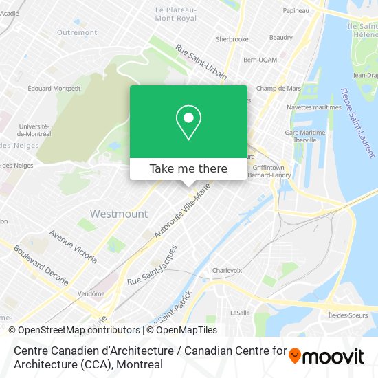 Centre Canadien d'Architecture / Canadian Centre for Architecture (CCA) map