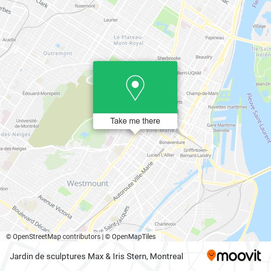 Jardin de sculptures Max & Iris Stern map