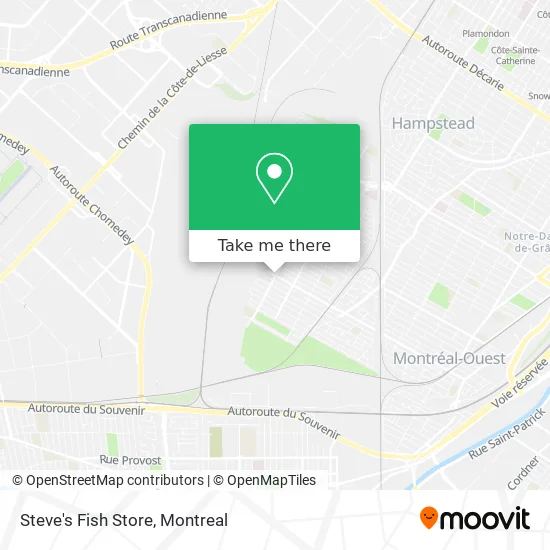Steve's Fish Store map