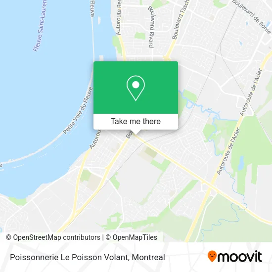 Poissonnerie  Le Poisson Volant map